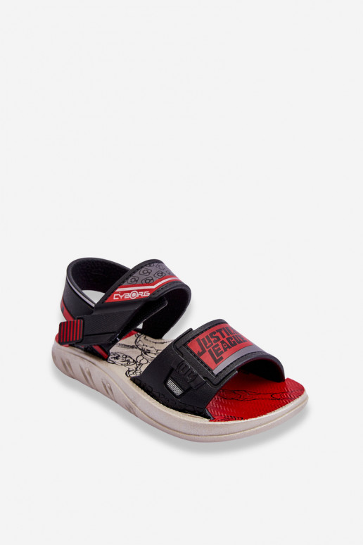 Sandali per bambini Grendene Kids JJ385011 Nero e rosso