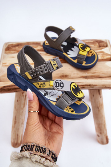 Sandali da bambino Batman Grendene Kids JJ385049 colore grigio