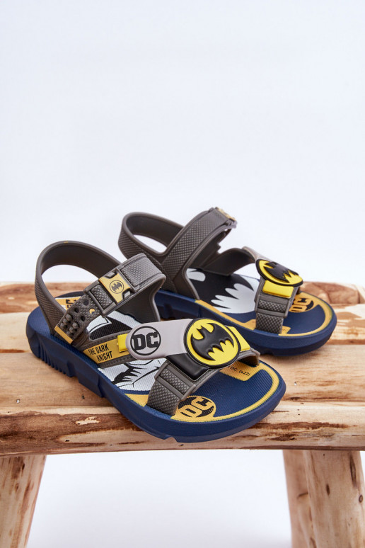 Sandali da bambino Batman Grendene Kids JJ385049 colore grigio Sandali da bambino Batman Grendene Kids JJ385049 colore grigio