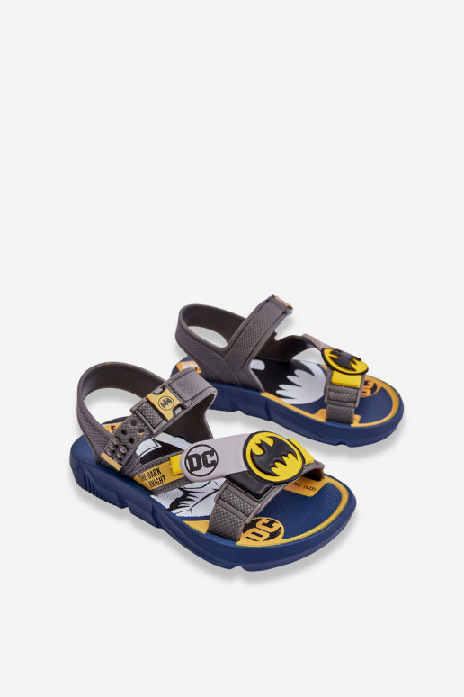 Sandali da bambino Batman Grendene Kids JJ385049 colore grigio