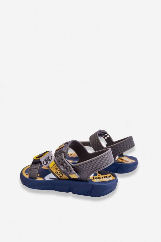 Sandali da bambino Batman Grendene Kids JJ385049 colore grigio