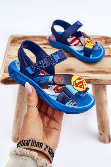 Sandali da bambino Superman Grendene Kids JJ385050 colore blu