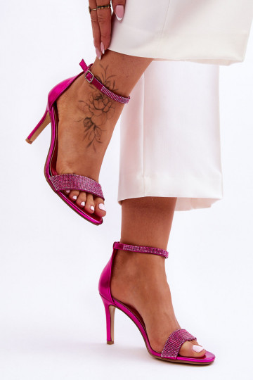 Scarpe con tacco sottile in colore rosa Perfecto 2