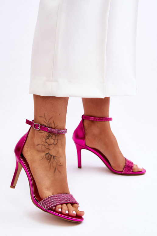 Scarpe con tacco sottile in colore rosa Perfecto Scarpe con tacco sottile in colore rosa Perfecto