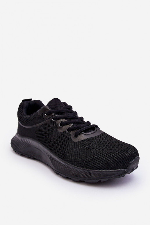 Modello classico Scarpe stile sportivo con lacci in colore nero Jasper