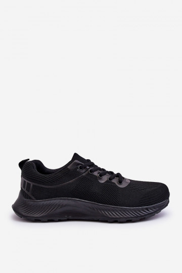 Modello classico Scarpe stile sportivo con lacci in colore nero Jasper 2