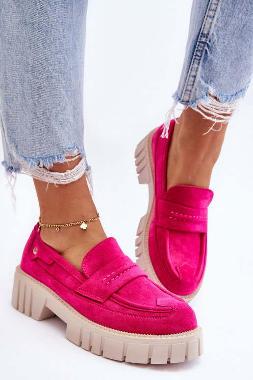 Stivaletti da donna in pelle scamosciata di colore rosa Fiorell Stivaletti da donna in pelle scamosciata di colore rosa Fiorell