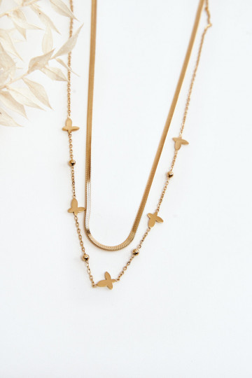 Collana in colore oro