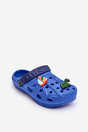 Pantofole leggere per bambini Pantofole di colore blu Dolci