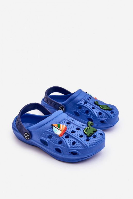 Pantofole leggere per bambini Pantofole di colore blu Dolci Pantofole leggere per bambini Pantofole di colore blu Dolci