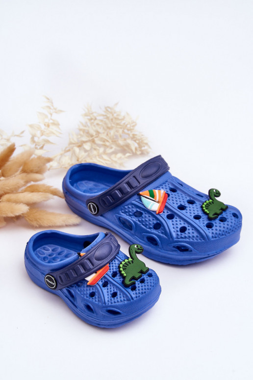 Pantofole leggere per bambini Pantofole di colore blu Dolci Pantofole leggere per bambini Pantofole di colore blu Dolci