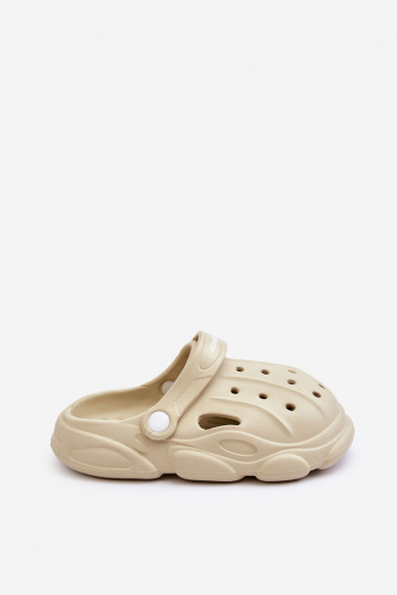 Infradito per bambini come Crocs beige Cloudy 2