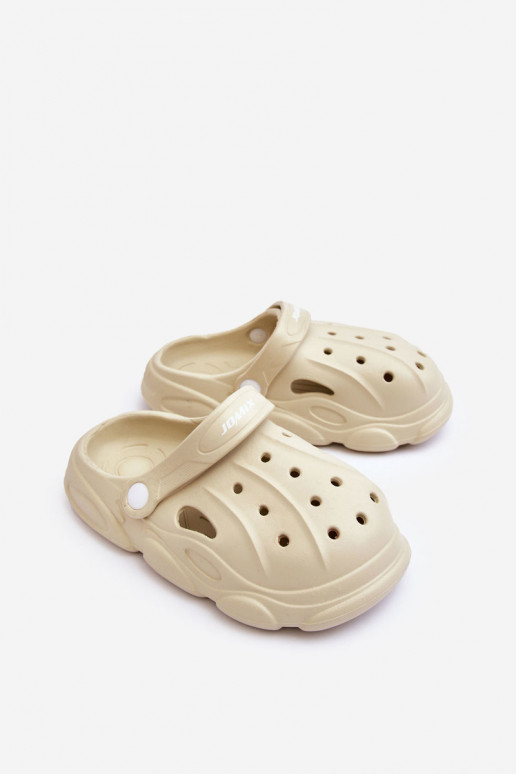 Infradito per bambini come Crocs beige Cloudy