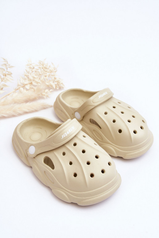 Infradito per bambini come Crocs beige Cloudy
