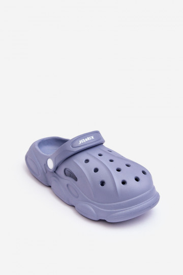 Pantofole tipo Crocs per bambini in blu Cloudy
