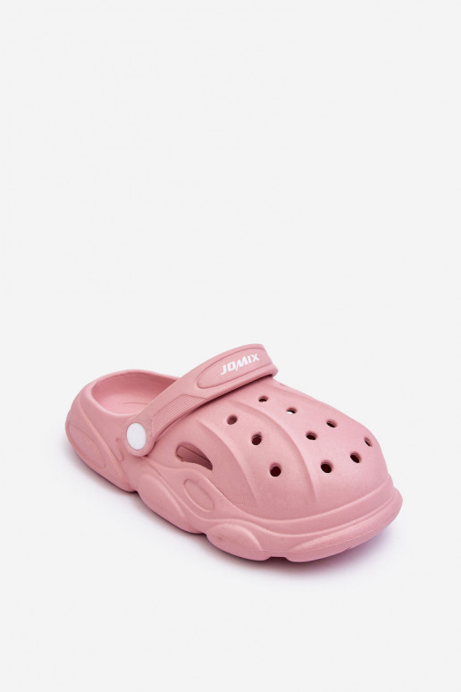 Pantofole per bambini tipo Crocs rosa Cloudy