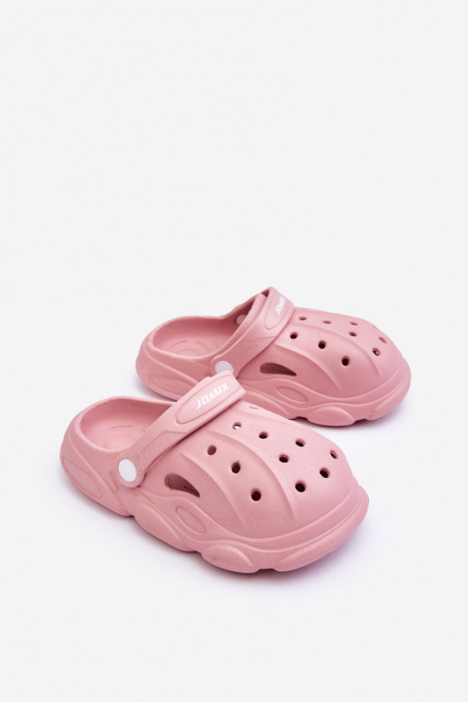 Pantofole per bambini tipo Crocs rosa Cloudy