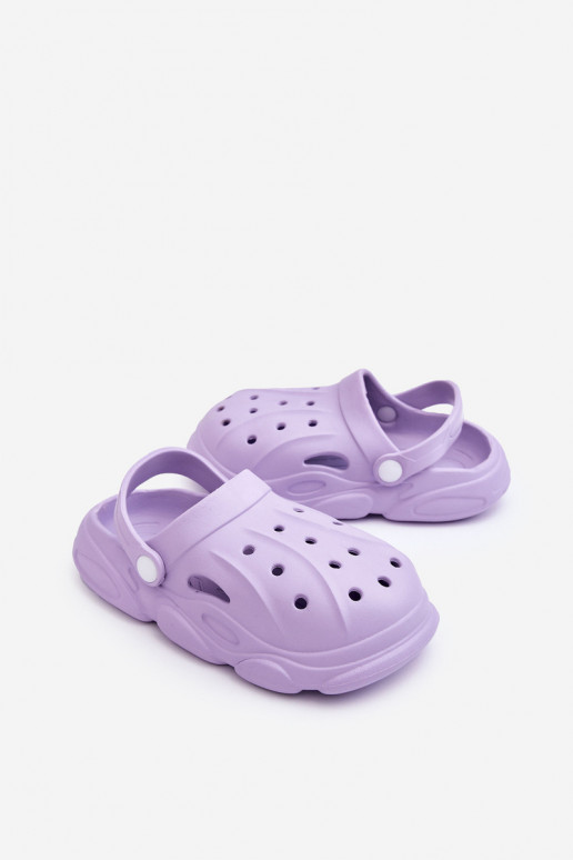 Ciabatte Crocs per bambini Viola Nuvoloso Ciabatte Crocs per bambini Viola Nuvoloso