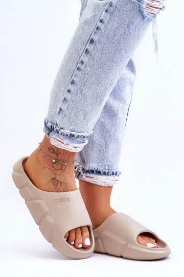 Ciabatte leggere leggere Big Star LL274593 beige 2