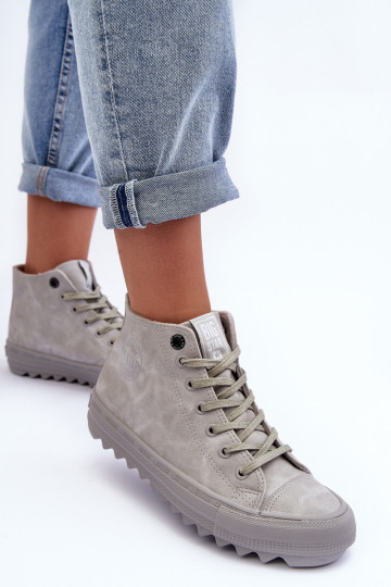 Scarpe per il tempo libero Big Star Alto riscaldamento colore grigio GG274070 2