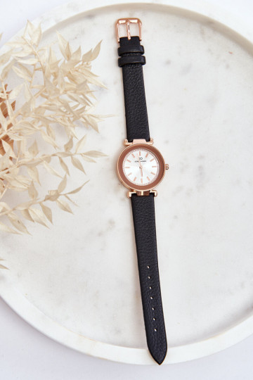 Orologio da donna in pelle Giorgio&Dario colore nero 2