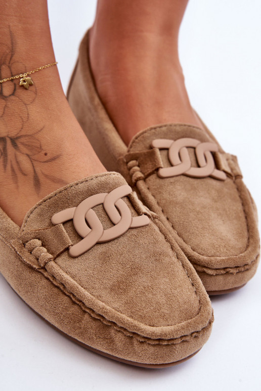 Mocassini in camoscio marrone Rabell Mocassini in camoscio marrone Rabell