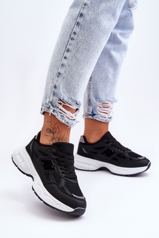 sneakers con rete in colore nero Venice