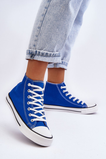Sneakers modello classico in colore blu Remos