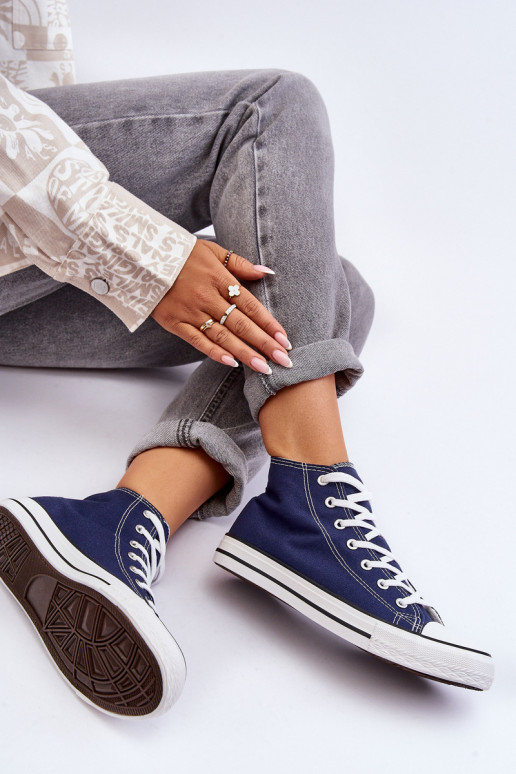 Sneakers modello classico in colore blu scuro di Remos Sneakers modello classico in colore blu scuro di Remos