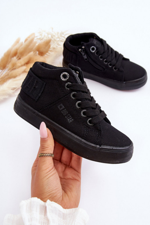 Scarpe per il tempo libero da bambino modello classico con suola Big Star LL374001 colore nero Scarpe per il tempo libero da bambino modello classico con suola Big Star LL374001 colore nero