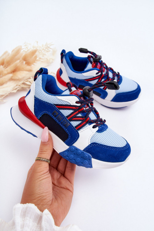 Scarpe sportive da bambino Memory Foam System Big Star LL374220 colore blu Scarpe sportive da bambino Memory Foam System Big Star LL374220 colore blu