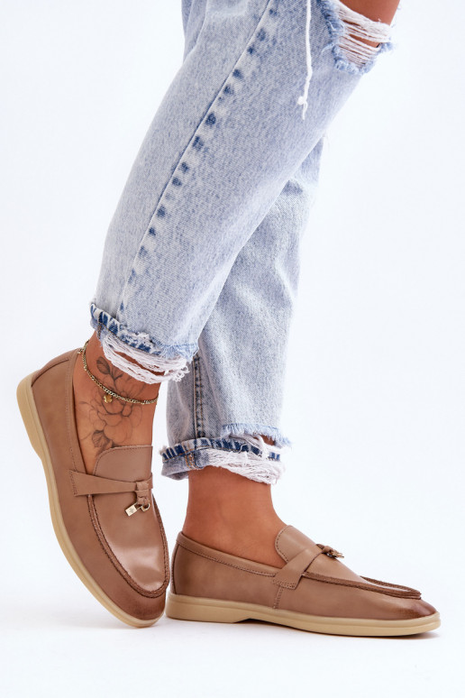 Mocassini da donna modello classico colore marrone Cortez Mocassini da donna modello classico colore marrone Cortez