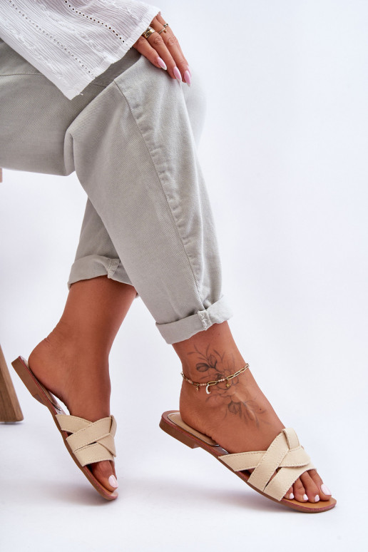 Ciabatte beige Aversa Ciabatte beige Aversa