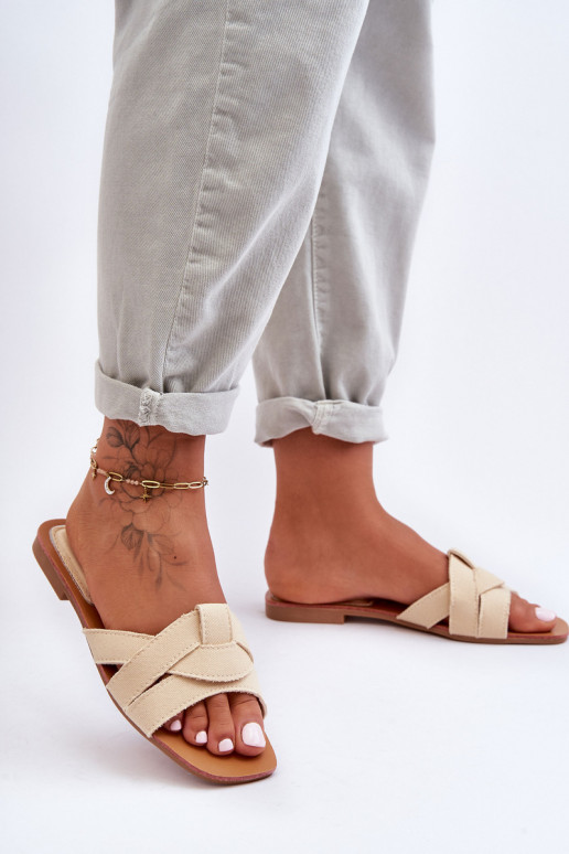 Ciabatte beige Aversa Ciabatte beige Aversa