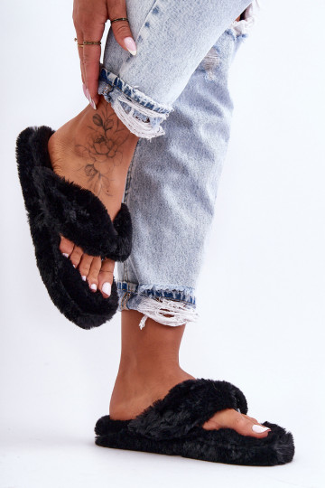 Pantofole colore nero Elma