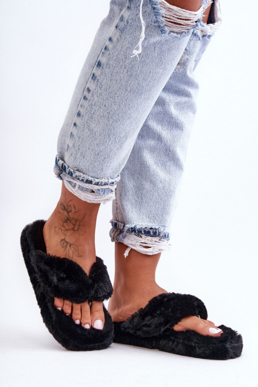 Pantofole colore nero Elma
