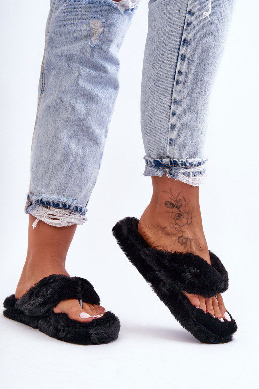 Pantofole colore nero Elma