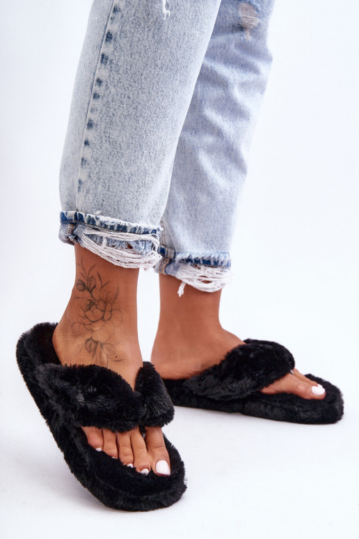 Pantofole colore nero Elma