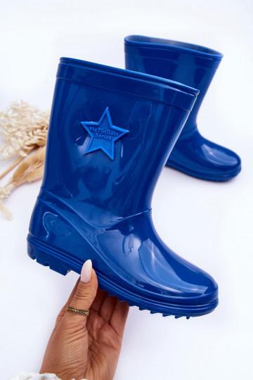 Scarpe in gomma per bambini nel colore blu Malvi 2