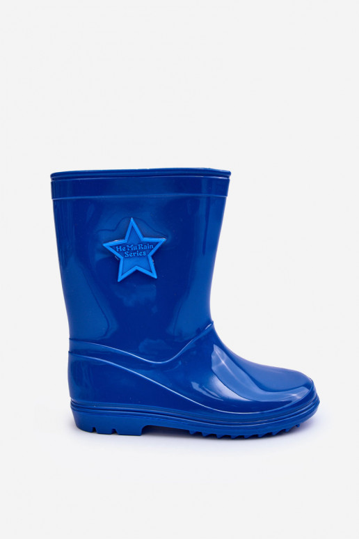 Scarpe in gomma per bambini nel colore blu Malvi