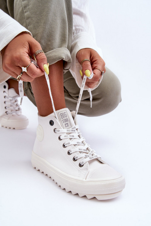 Scarpe per il tempo libero Big Star colore bianco riscaldato GG274108