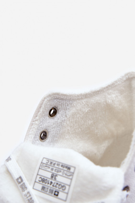 Scarpe per il tempo libero Big Star colore bianco riscaldato GG274108