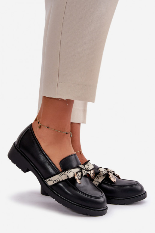 scarpe Mocassini colore nero S.Barski HY330 scarpe Mocassini colore nero S.Barski HY330