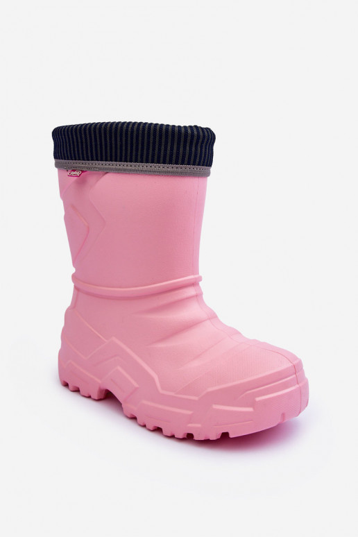 Stivali di gomma per bambini riscaldati Befado 162Y307 colore rosa Stivali di gomma per bambini riscaldati Befado 162Y307 colore rosa