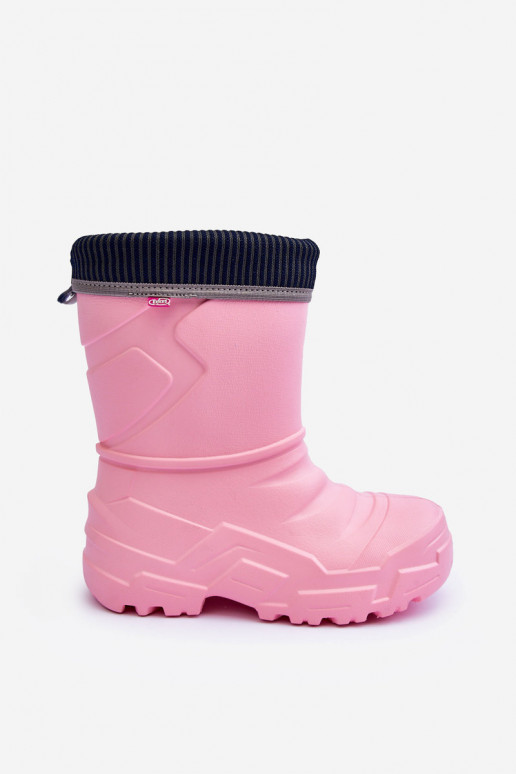 Stivali di gomma per bambini riscaldati Befado 162Y307 colore rosa Stivali di gomma per bambini riscaldati Befado 162Y307 colore rosa