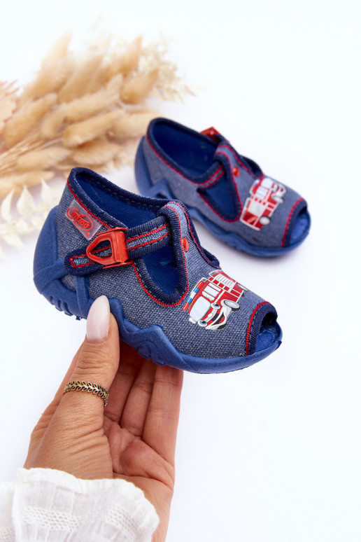 Ciabatte sandalo per bambini Befado 217P118 blu