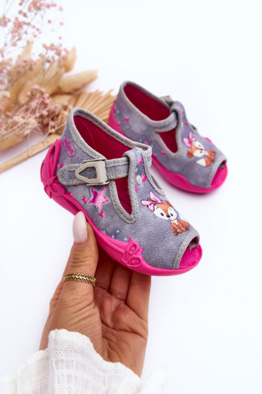 sandali ciabatte Befado 213P137 colore grigio-rosa sandali ciabatte Befado 213P137 colore grigio-rosa