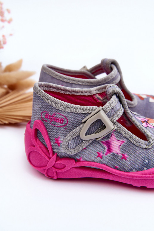 sandali ciabatte Befado 213P137 colore grigio-rosa sandali ciabatte Befado 213P137 colore grigio-rosa