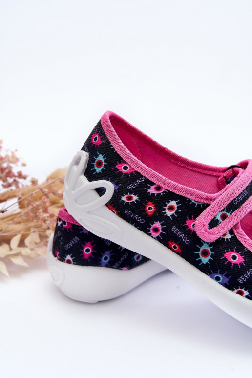 Scarpe/ciabatte per bambini Befado 114Y518 colore blu-rosa