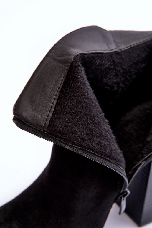 Scarpe in camoscio colore nero Liani Scarpe in camoscio colore nero Liani